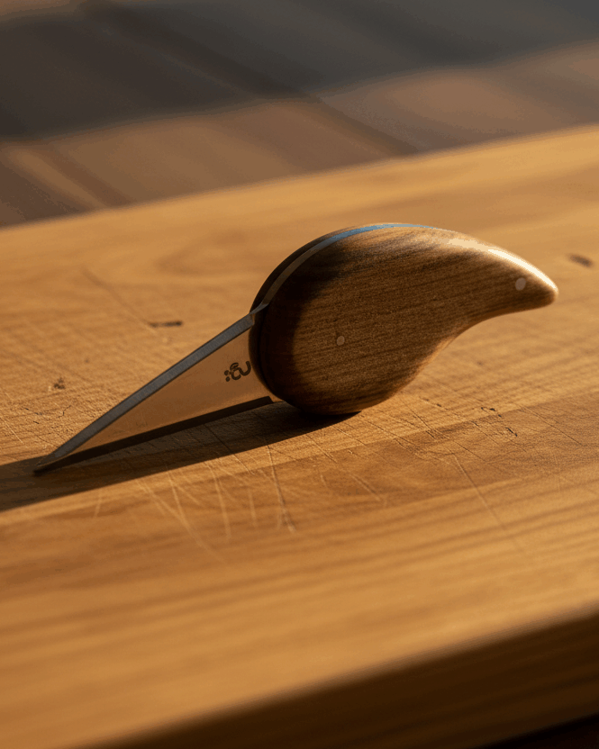 Découvrez notre couteau à huître artisanal, pensé pour une prise en main naturelle et une ouverture fluide. Fabriqué en France avec des bois locaux et une lame en acier inoxydable.